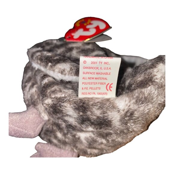 Ty Beanie Baby Graduation Owl Class Of 2001 Plush Toy With Cap & Tassel Collecti - Picture 10 of 10